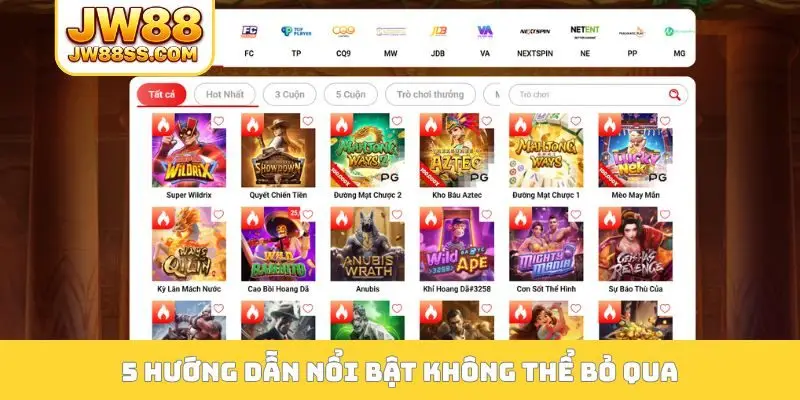 5 hướng dẫn nổi bật không thể bỏ qua