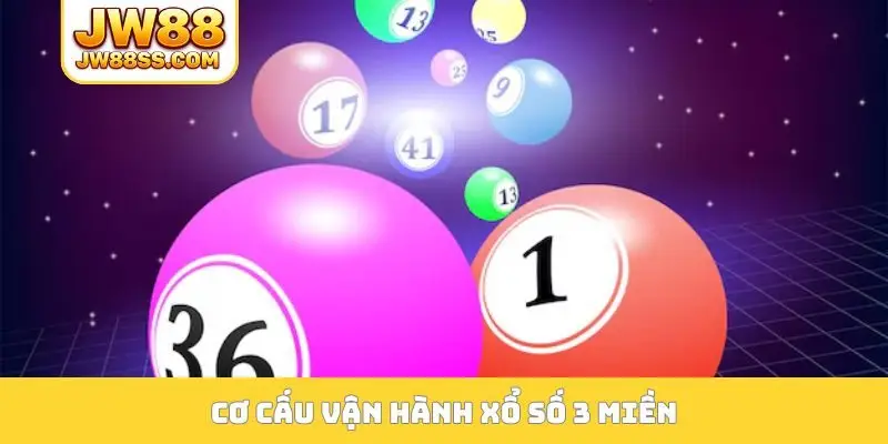 Cơ cấu vận hành xổ số 3 miền